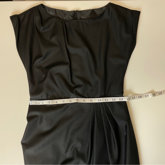 Business Casual Black Drape Dress Size S - Picture 13 of 14
